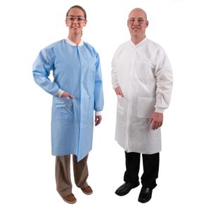 DenLine "In Stock" Disposable Lab Coat Styles