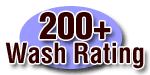 200+ wash rating