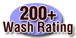 200+ Wash Rating