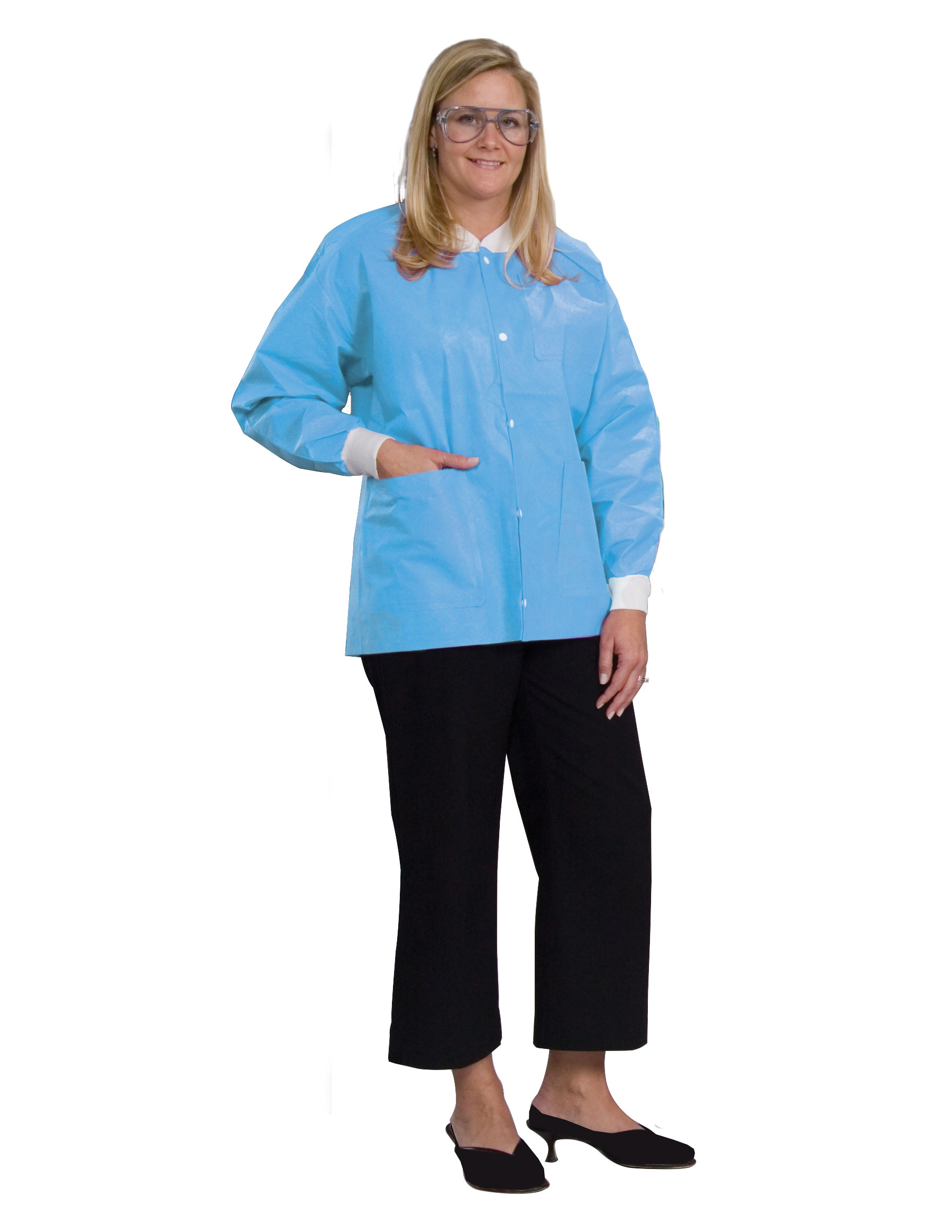 DenLine "In Stock" Disposable Mid-Length Lab Jacket Styles